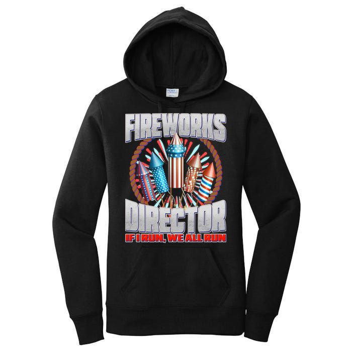 Fireworks Director If I Run, We All Run Women's Pullover Hoodie