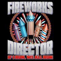 Fireworks Director If I Run, We All Run Mousepad