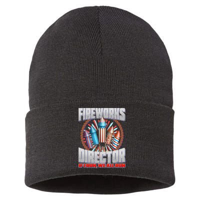 Fireworks Director If I Run, We All Run Sustainable Knit Beanie