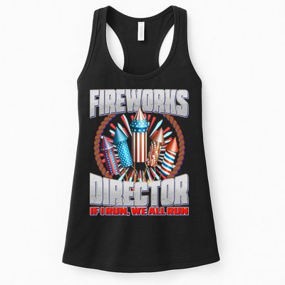 Fireworks Director If I Run, We All Run Womens Tank Top