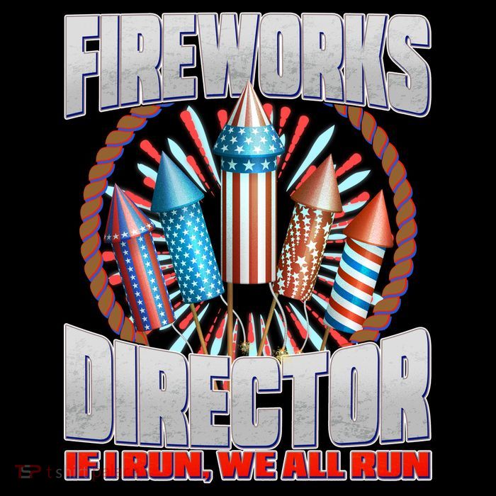 Fireworks Director If I Run, We All Run Womens Tank Top