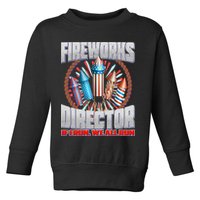 Fireworks Director If I Run, We All Run Toddler Sweatshirt