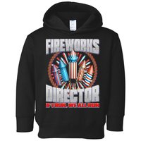 Fireworks Director If I Run, We All Run Toddler Hoodie
