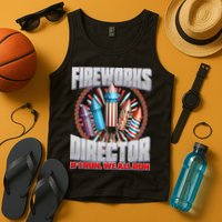 Fireworks Director If I Run, We All Run Tank Top