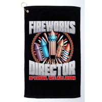 Fireworks Director If I Run, We All Run Golf Towel