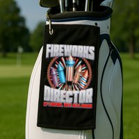 Fireworks Director If I Run, We All Run Golf Towel