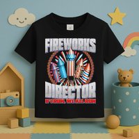 Fireworks Director If I Run, We All Run Toddler T-Shirt