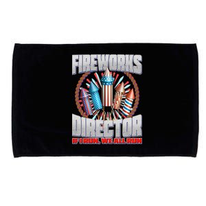 Fireworks Director If I Run, We All Run Microfiber Hand Towel