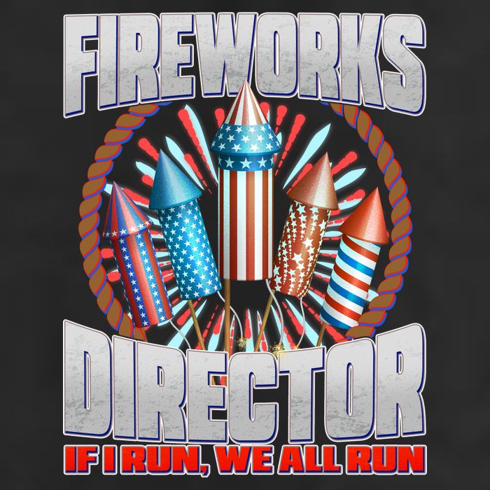 Fireworks Director If I Run, We All Run Microfiber Hand Towel