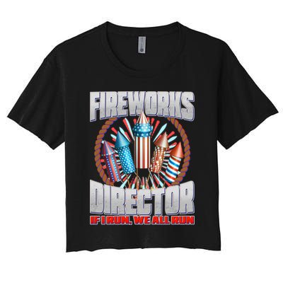 Fireworks Director If I Run, We All Run Crop Top
