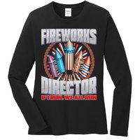 Fireworks Director If I Run, We All Run Ladies Long Sleeve Shirt