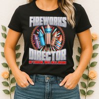 Fireworks Director If I Run, We All Run Womens T-Shirt