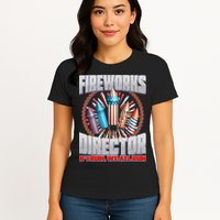 Fireworks Director If I Run, We All Run Womens T-Shirt