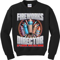 Fireworks Director If I Run, We All Run Kids Sweatshirt