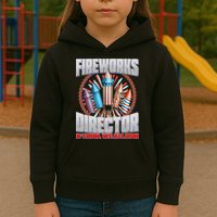 Fireworks Director If I Run, We All Run Kids Hoodie