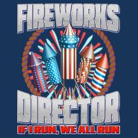 Fireworks Director If I Run, We All Run Infant Baby Jersey Bodysuit