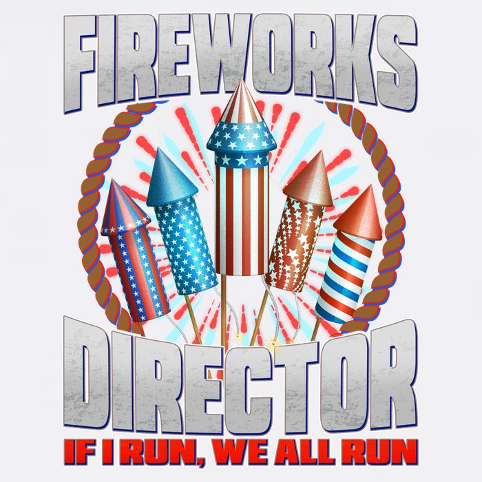 Fireworks Director If I Run, We All Run Garment-Dyed Sweatshirt