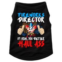 Fireworks Director If I Run You Better Haul Ass Doggie Tank