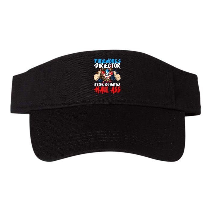 Fireworks Director If I Run You Better Haul Ass Visor