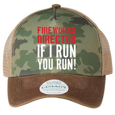 Fireworks Director If I Run You Run Legacy Tie Dye Trucker Hat