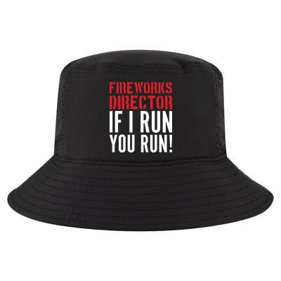 Fireworks Director If I Run You Run Cool Comfort Performance Bucket Hat