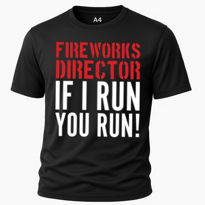 Fireworks Director If I Run You Run Cooling Performance Crew T-Shirt