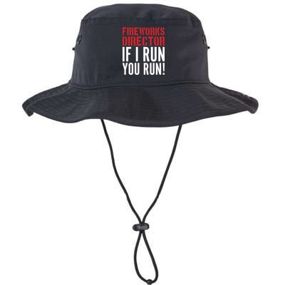 Fireworks Director If I Run You Run Bucket Hat