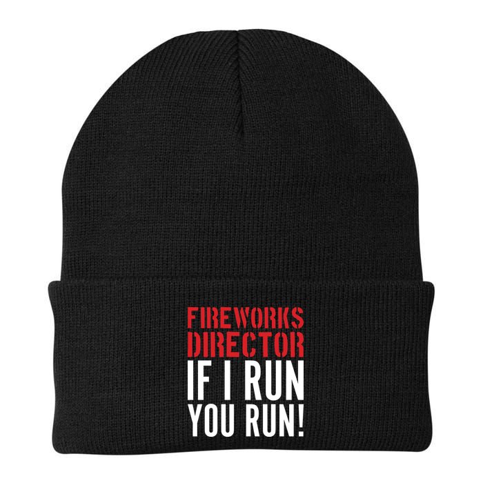 Fireworks Director If I Run You Run Beanie