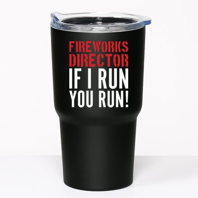 Fireworks Director If I Run You Run Tumbler