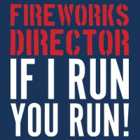 Fireworks Director If I Run You Run Infant Baby Jersey Bodysuit