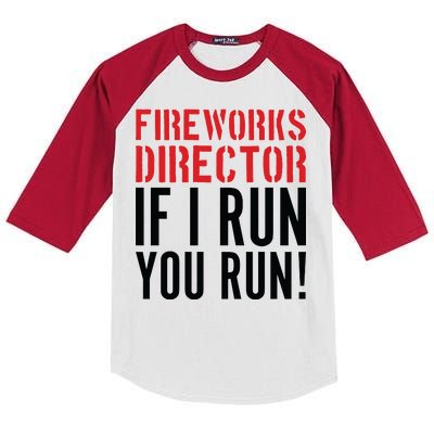 Fireworks Director If I Run You Run Kids Colorblock Raglan Jersey