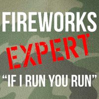 Fireworks Expert If I Run You Run Funny 4th of July Legacy Tie Dye Trucker Hat
