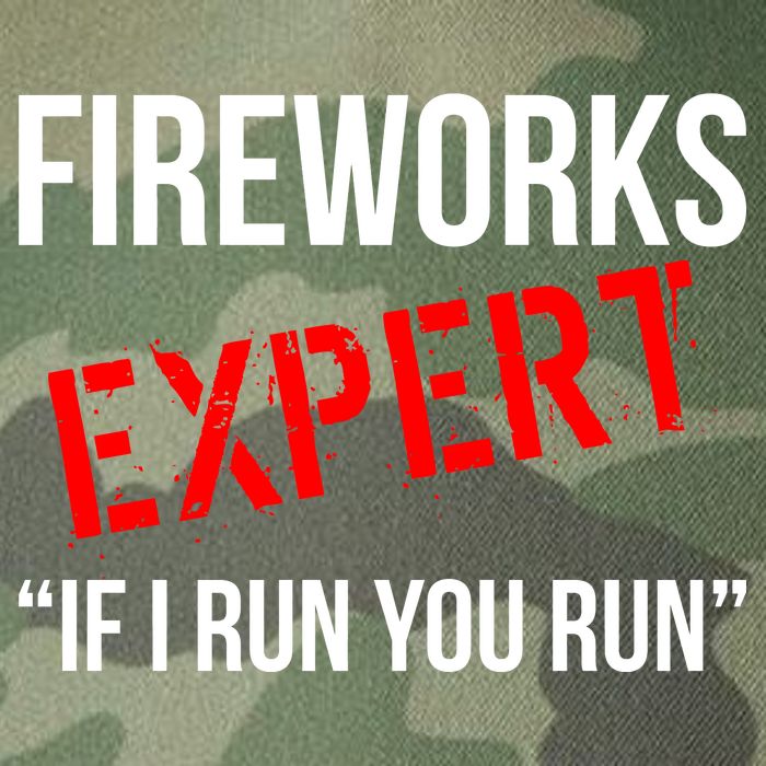 Fireworks Expert If I Run You Run Funny 4th of July Legacy Tie Dye Trucker Hat