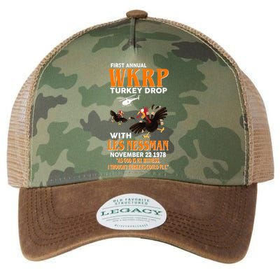 First Annual Turkey Drop Turkey Legacy Tie Dye Trucker Hat