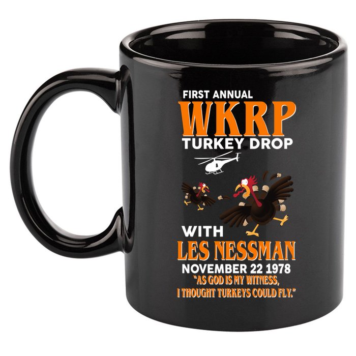 First Annual Turkey Drop Turkey 11oz C Handle Ceramic Mug