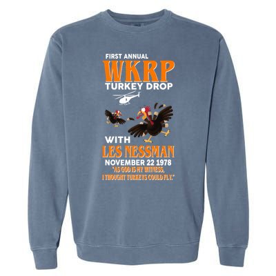 First Annual Turkey Drop Turkey Garment-Dyed Sweatshirt