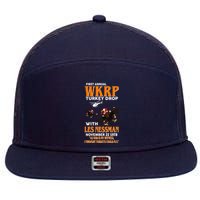 First Annual Turkey Drop Turkey 7 Panel Mesh Trucker Snapback Hat