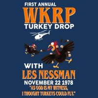 First Annual Turkey Drop Turkey 7 Panel Mesh Trucker Snapback Hat