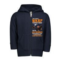 First Annual Turkey Drop Turkey Toddler Zip Fleece Hoodie