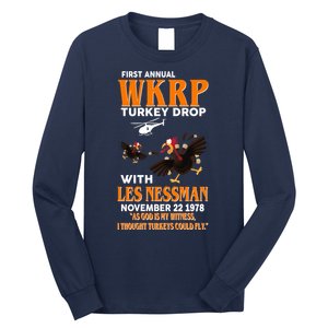 First Annual Turkey Drop Turkey Long Sleeve Shirt