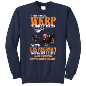 First Annual Turkey Drop Turkey Sweatshirt