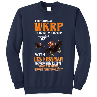 First Annual Turkey Drop Turkey Sweatshirt