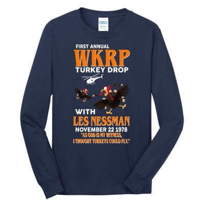 First Annual Turkey Drop Turkey Tall Long Sleeve T-Shirt