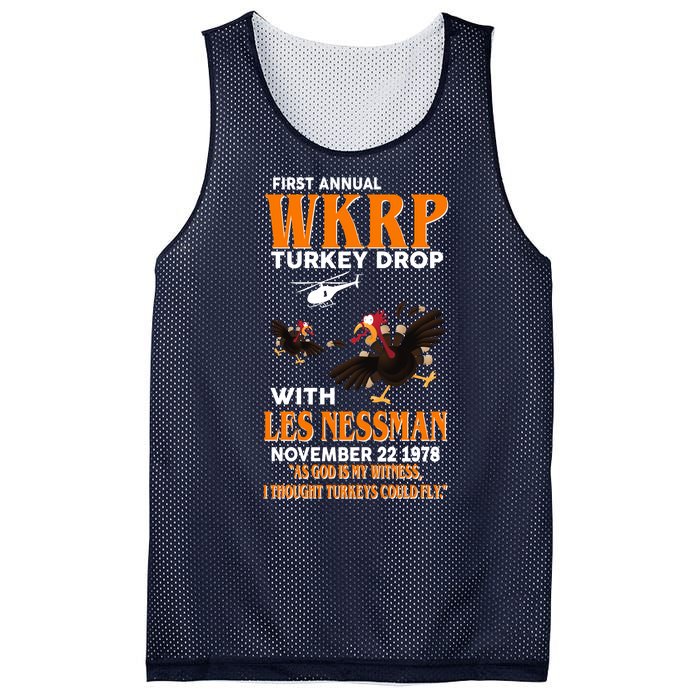 First Annual Turkey Drop Turkey Mesh Reversible Basketball Jersey Tank