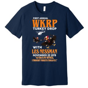 First Annual Turkey Drop Turkey Premium T-Shirt