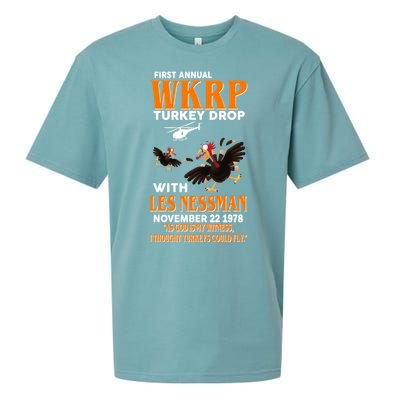 First Annual Turkey Drop Turkey Sueded Cloud Jersey T-Shirt