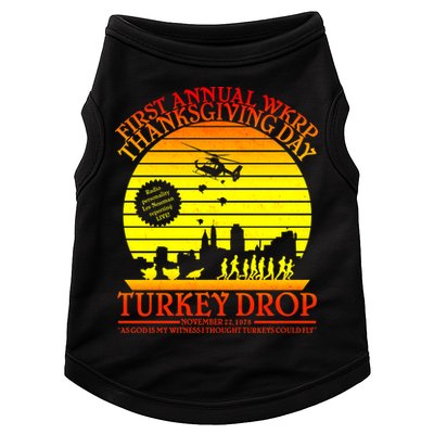 First Annual WKRP Thanksgiving Day Turkey Drop Retro Doggie Tank