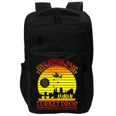 First Annual WKRP Thanksgiving Day Turkey Drop Retro Impact Tech Backpack