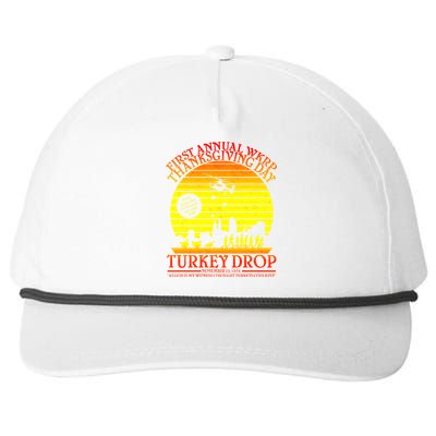 First Annual WKRP Thanksgiving Day Turkey Drop Retro Snapback Five-Panel Rope Hat