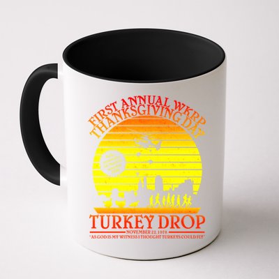 First Annual WKRP Thanksgiving Day Turkey Drop Retro Mug